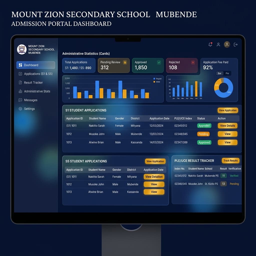 Mt. Zion Admission Portal