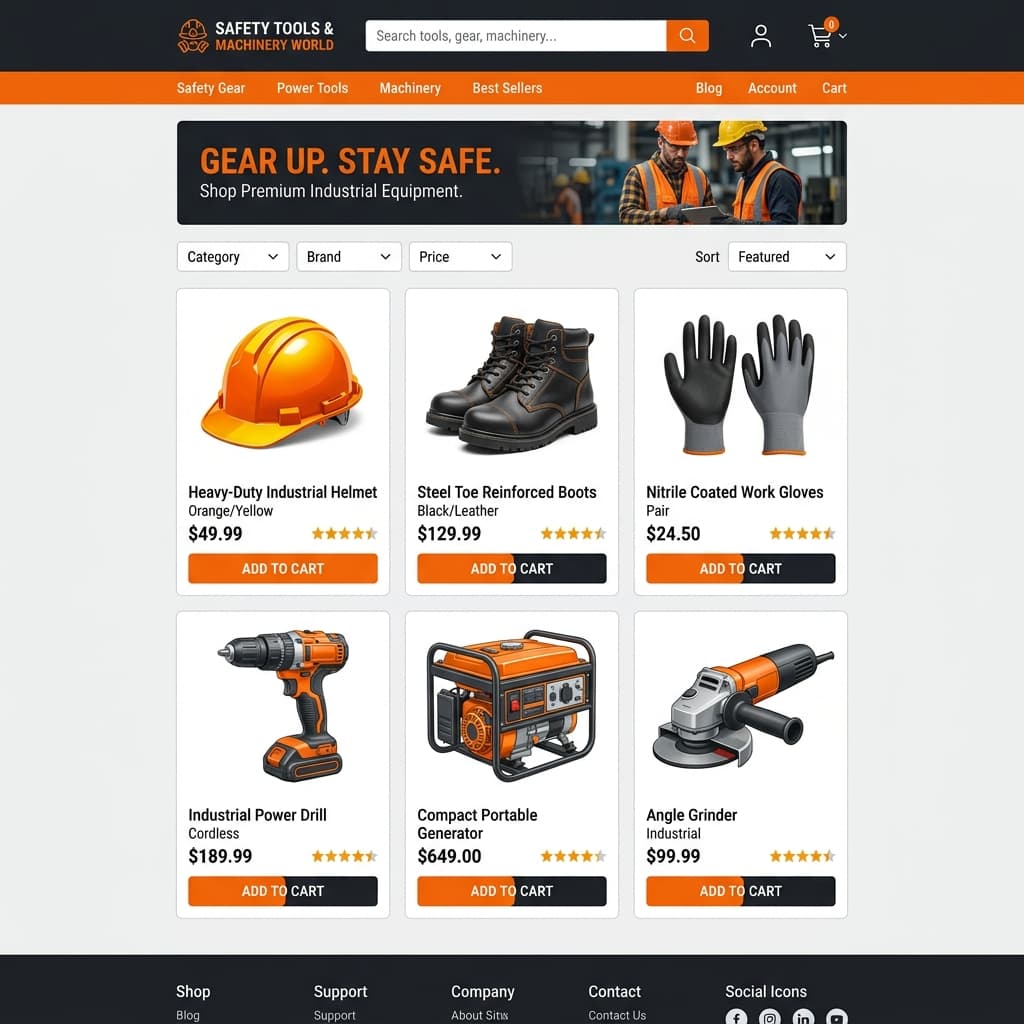 Safety Tools & Machinery