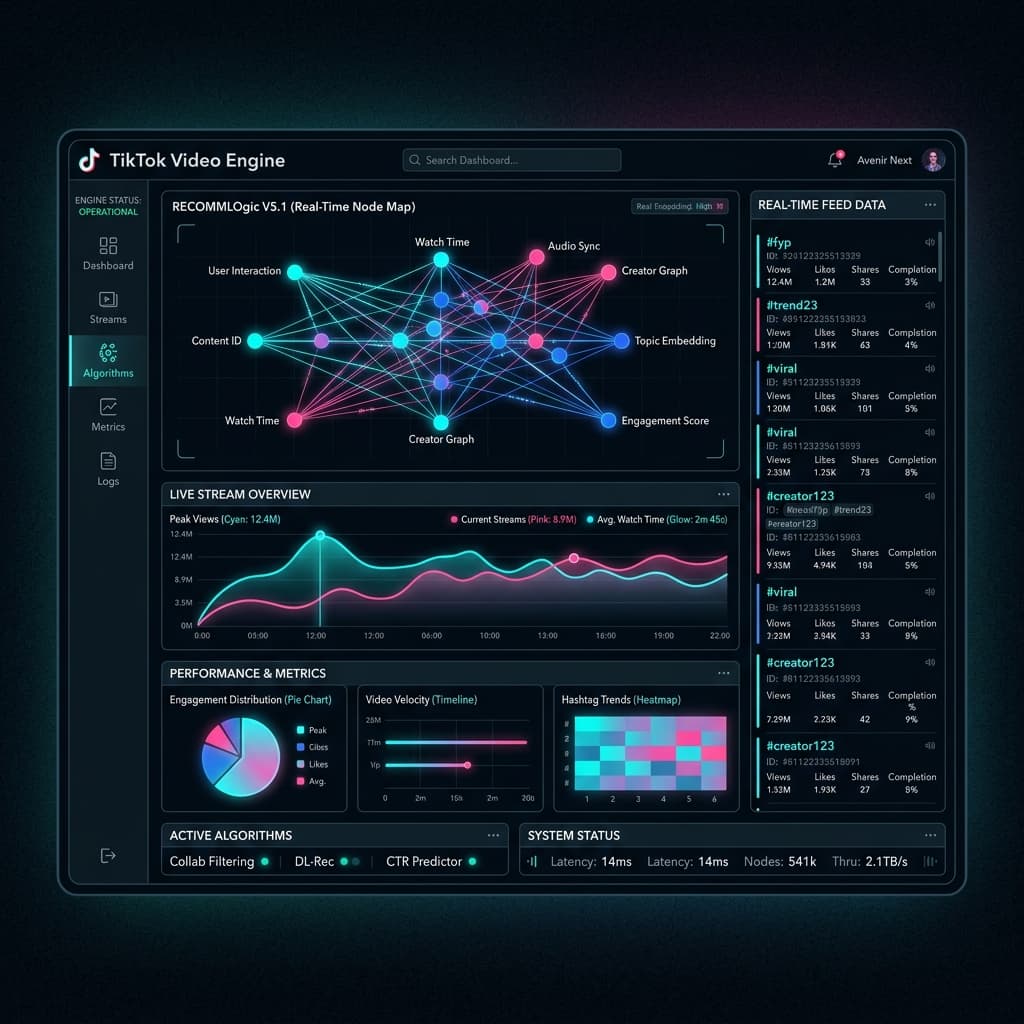 TikTok Recommendation Engine